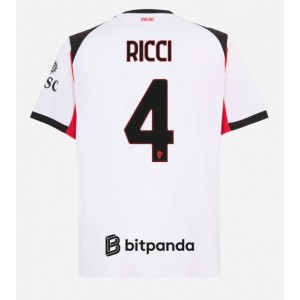 Fotbalové Dres AC Milan Samuele Ricci #4 Venkovní Oblečení 2025-26 Krátký Rukáv